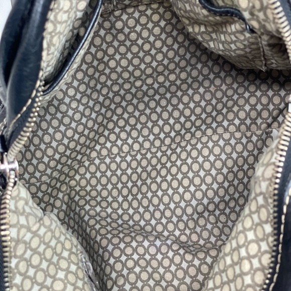 Fossil XL Black Leather Handbag - Picture 13 of 15